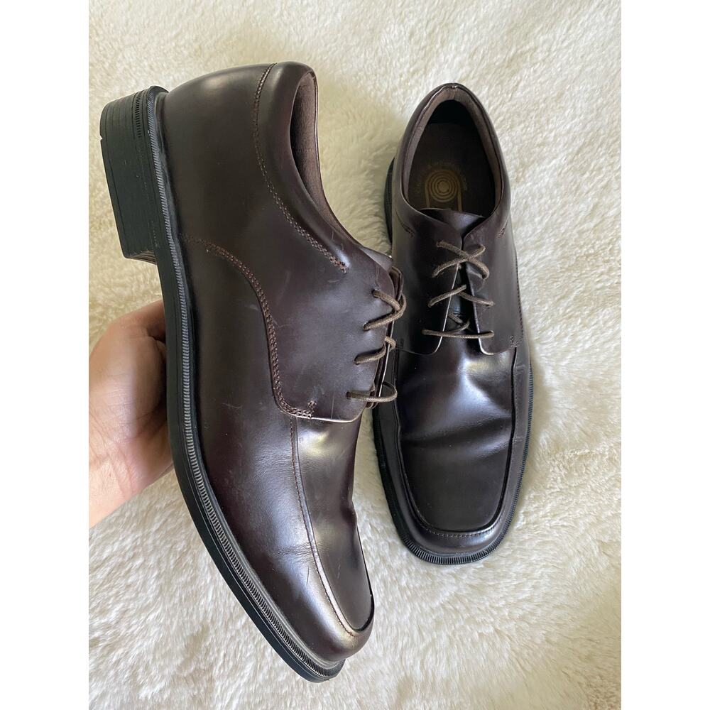 Rockport Men's Brown Leather Derby Oxfords